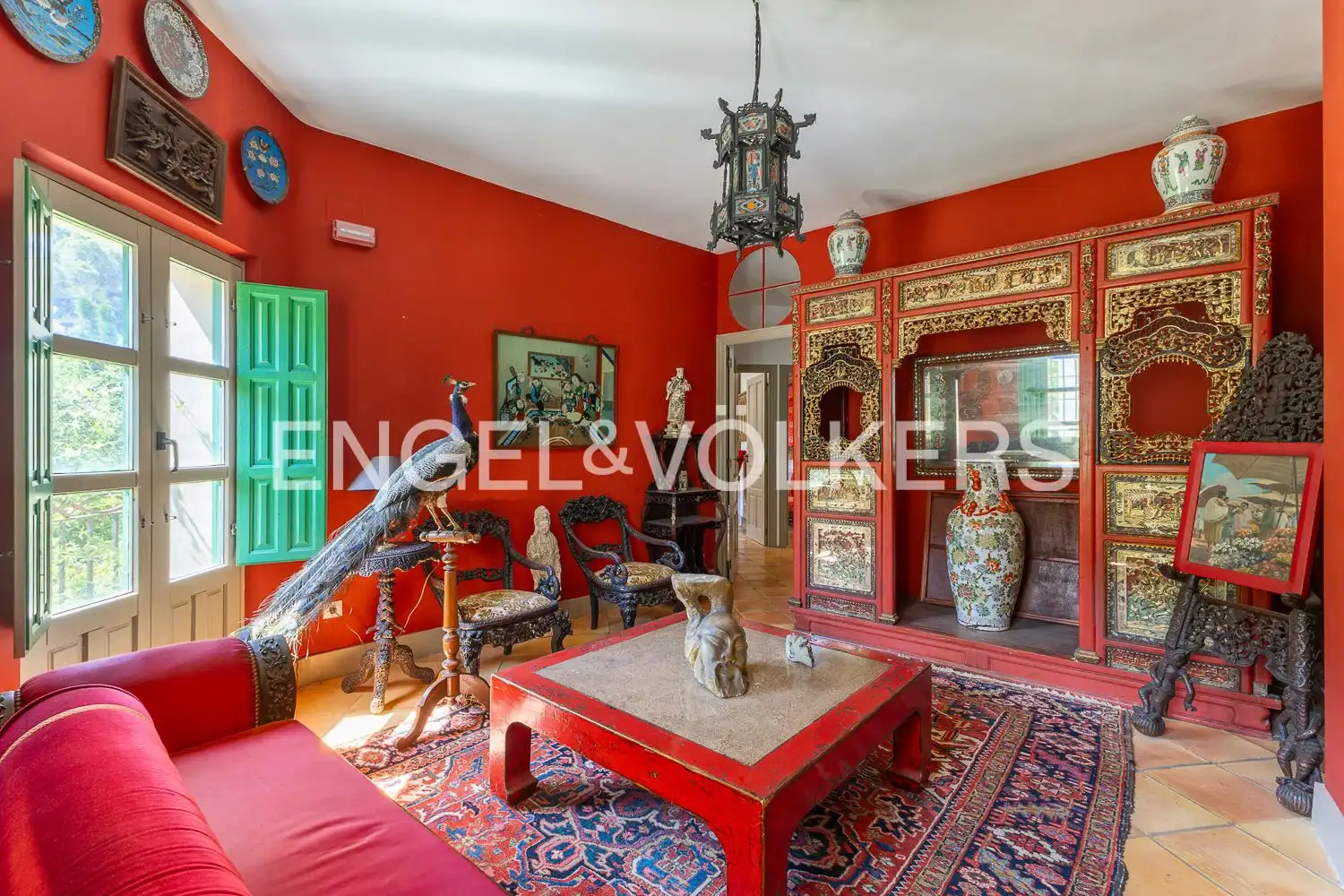 Sala d'estar de Finca rústica en venda en Alcoleja amb Aire condicionat, Calefacció i Jardí privat
