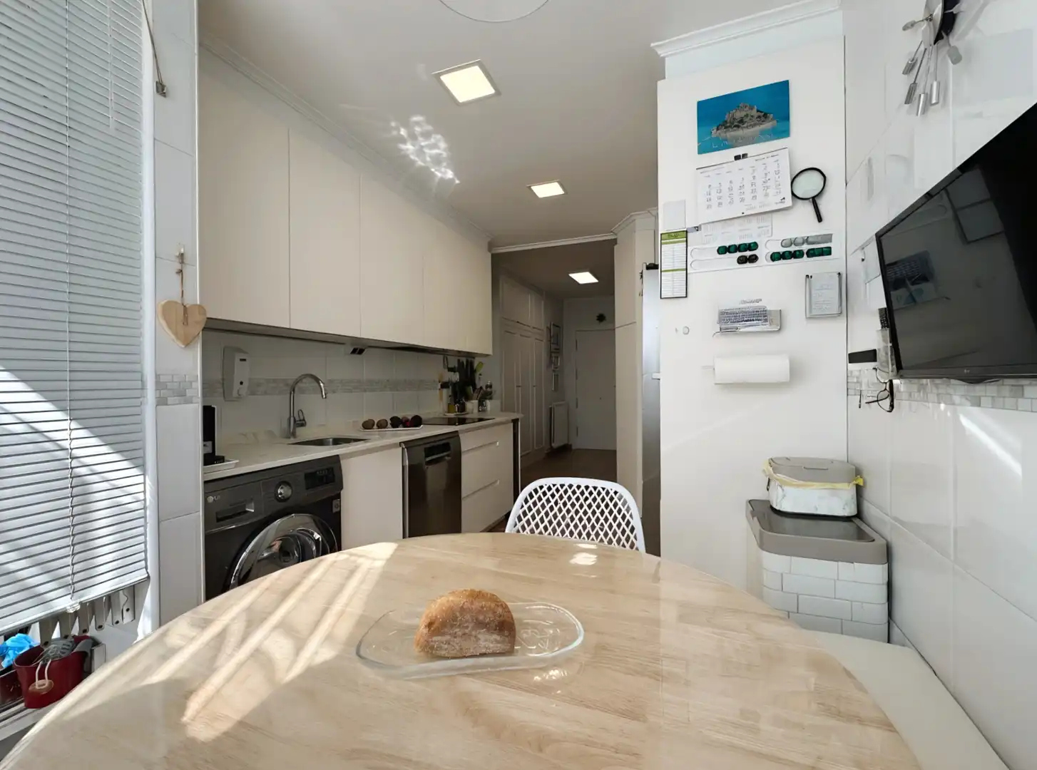 Cocina de Piso en venta en Getxo  con Calefacción, Terraza y Amueblado
