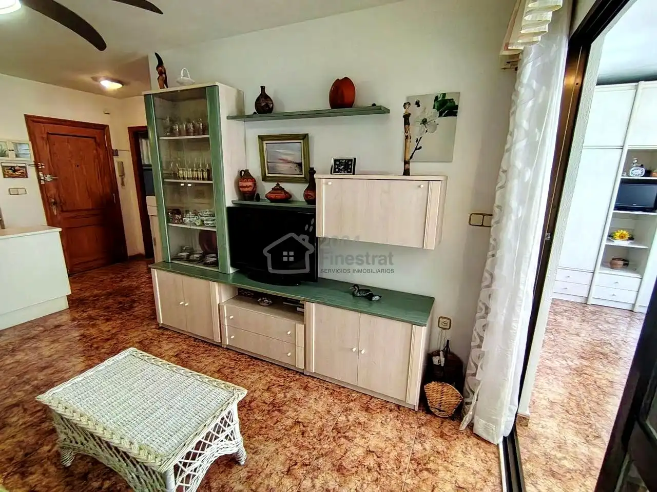 Living room of Flat for sale in Finestrat  with Air Conditioner, Terrace and Swimming Pool