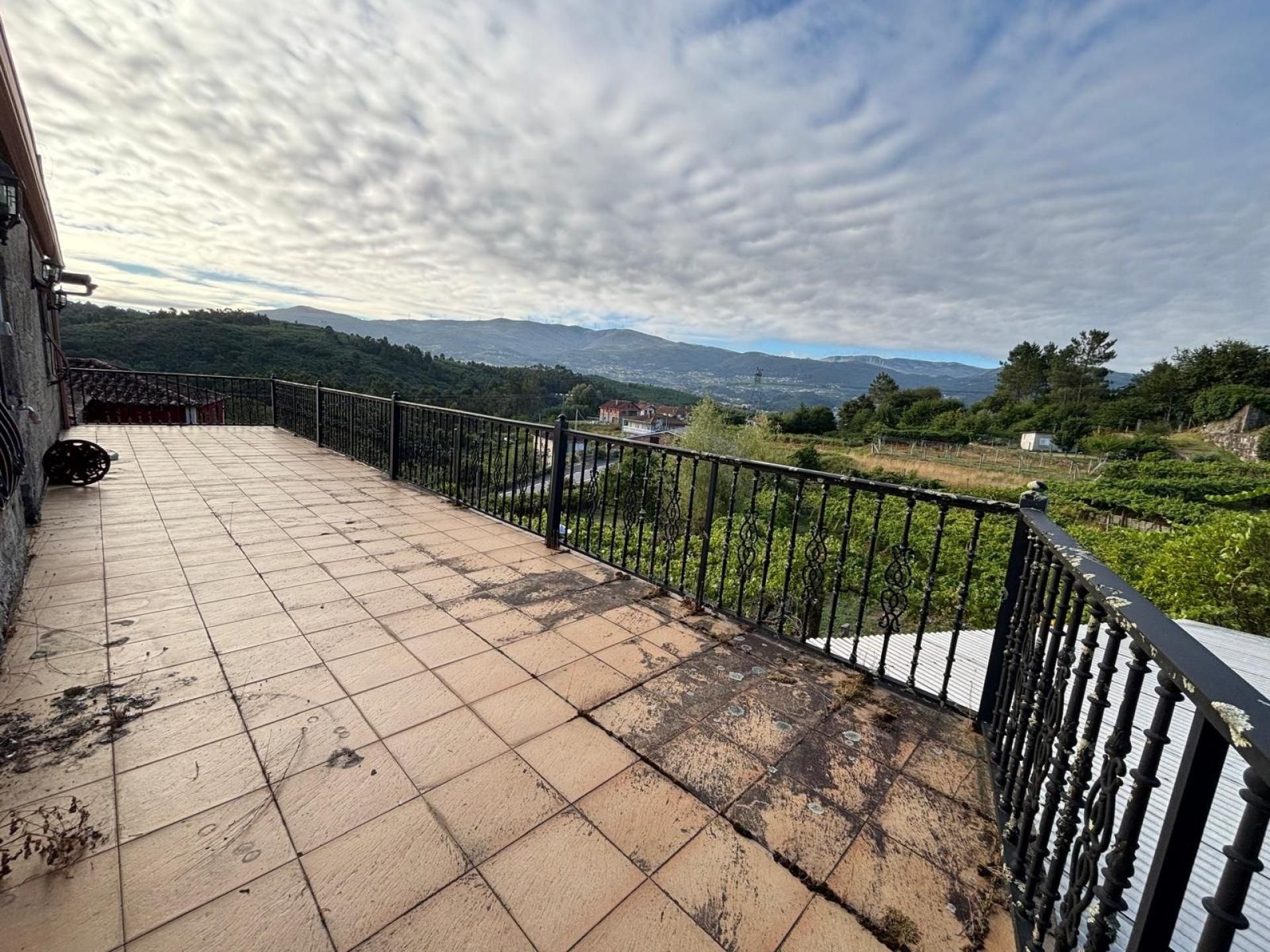 Terraza de Finca rústica en venta en Arbo con Calefacción