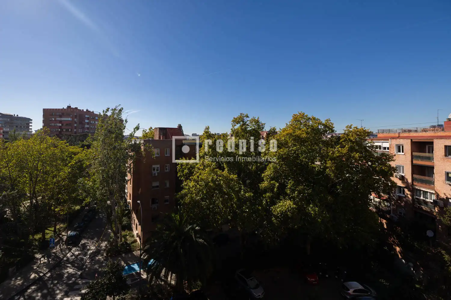 Schlafzimmer von Wohnung zum Verkauf in Madrid mit Klimaanlage, Heizung und Privatgarten