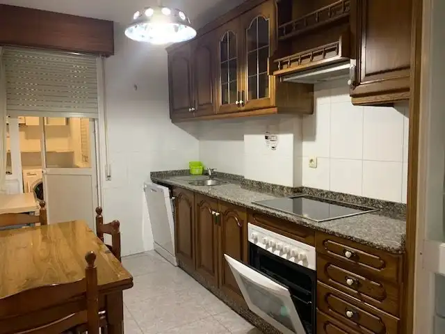 Cuina de Pis de lloguer en Narón amb Calefacció, Parquet i Terrassa