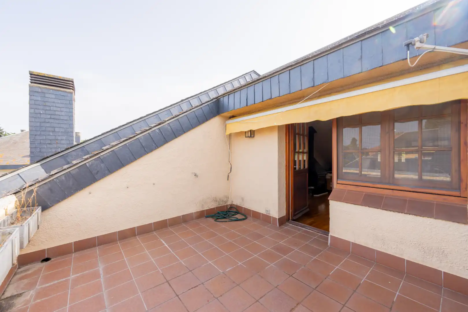Terrassa de Casa adosada en venda en Sant Cugat del Vallès amb Calefacció, Jardí privat i Parquet