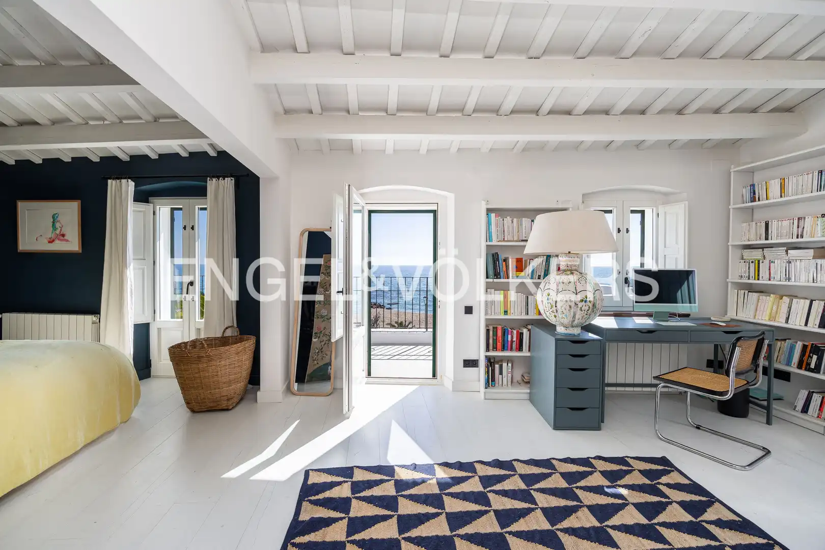 Living room of Houses for rent in Caldes d'Estrac  with Air Conditioner, Heating and Private garden