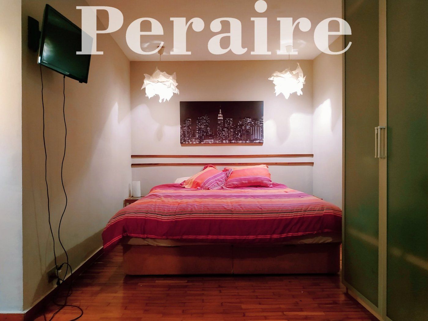 Bedroom of Study to rent in  Barcelona Capital  with Air Conditioner, Heating and Parquet flooring