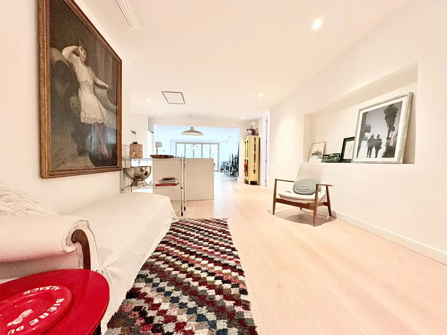 Sala d'estar de Pis en venda en Barcelona amb Aire condicionat, Calefacció i Parquet