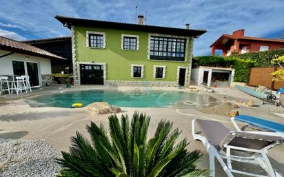 Swimming pool of House or chalet for sale in Llanes  with Heating, Private garden and Storage room