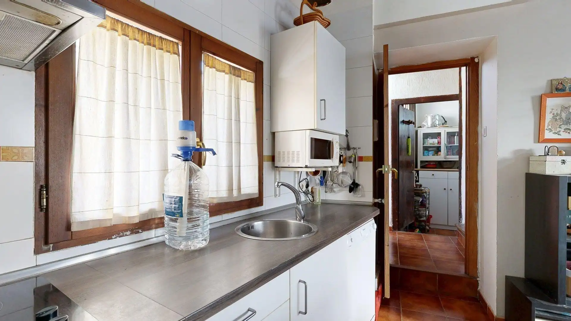 Cocina de Casa o chalet en venta en Ejea de los Caballeros con Calefacción y Terraza