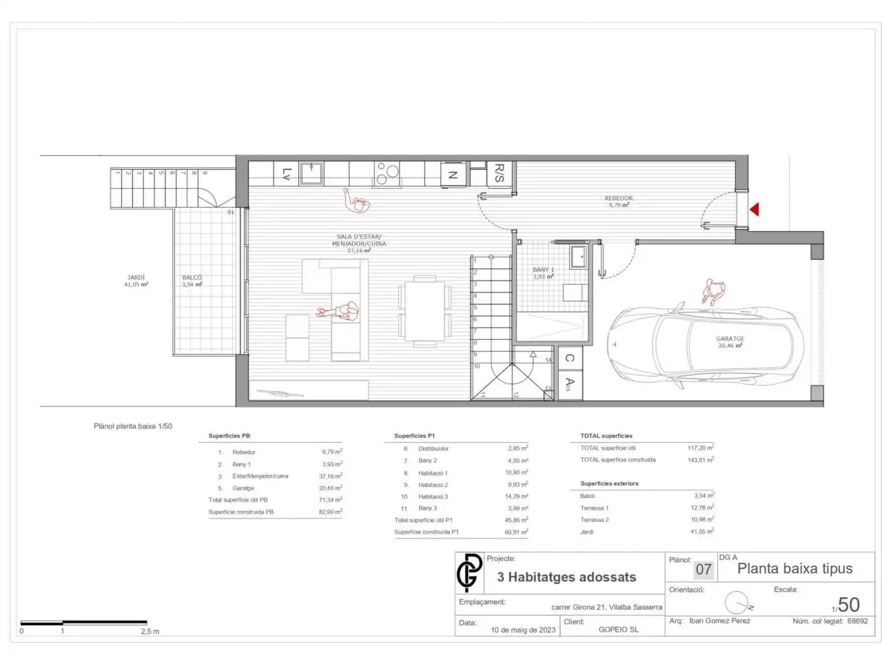 Casa adosada en venta en Calle fuster noguera, 6, Vilalba Sasserra