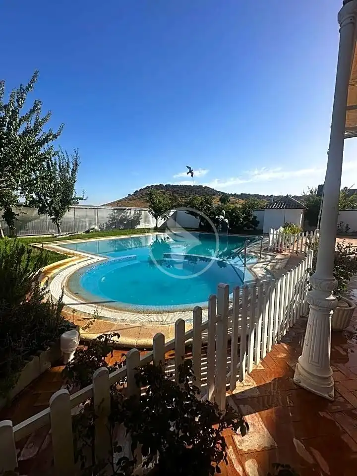 Piscina de Casa o xalet en venda en Linares amb Aire condicionat, Calefacció i Jardí privat