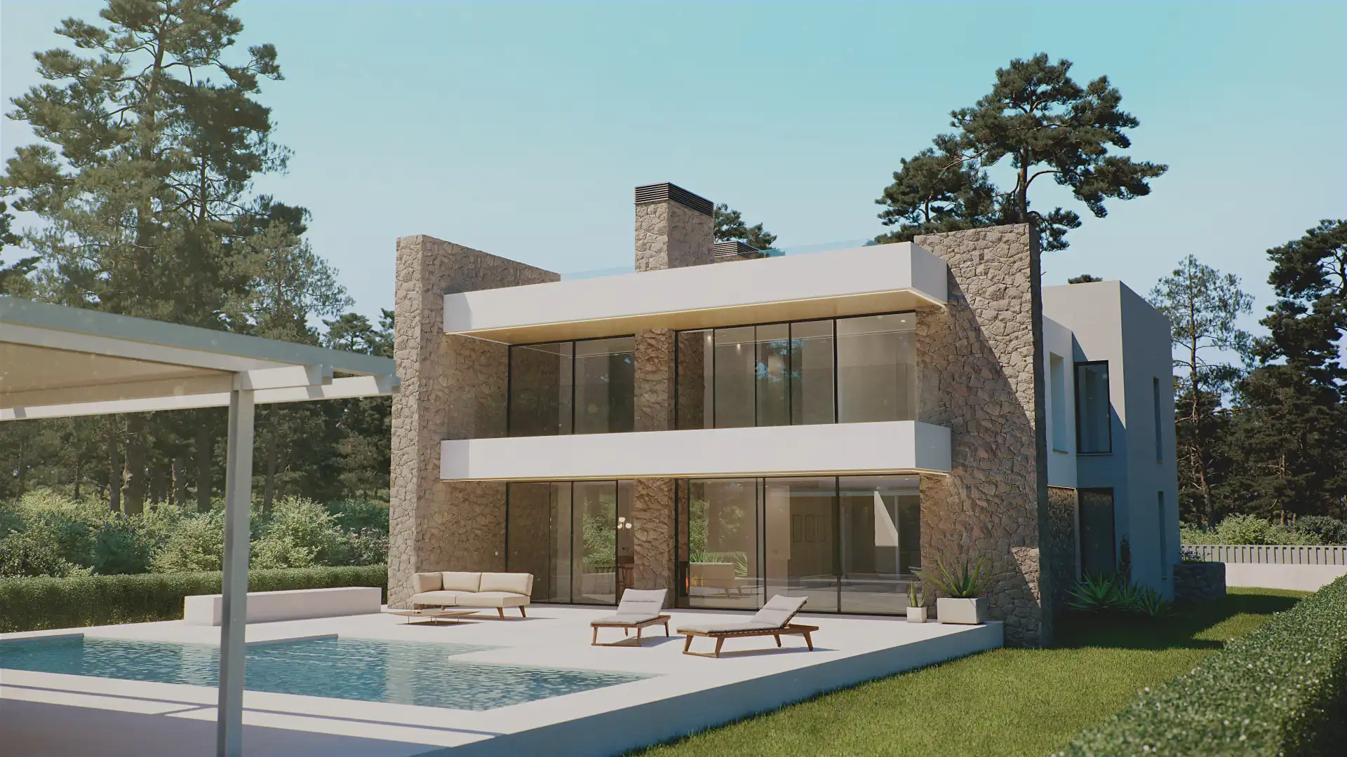 Außenansicht von Haus oder Chalet zum Verkauf in Pollença mit Klimaanlage, Heizung und Privatgarten