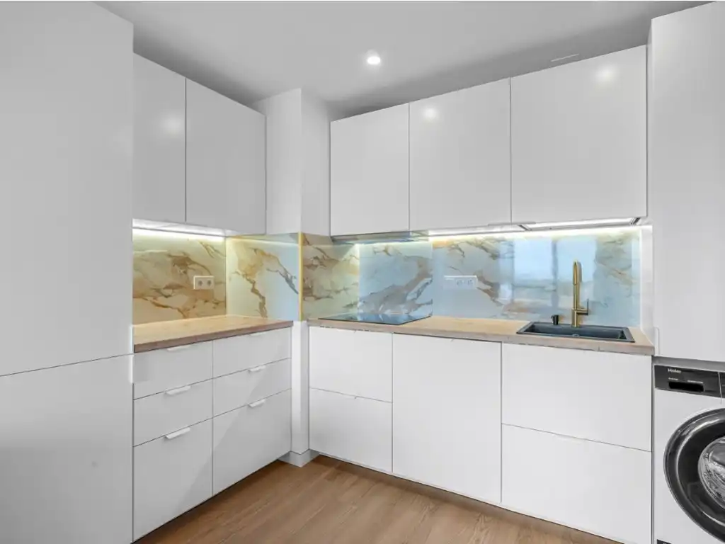 Kitchen of Apartments for sale in Torrevieja  with Air Conditioner, Terrace and Furnished