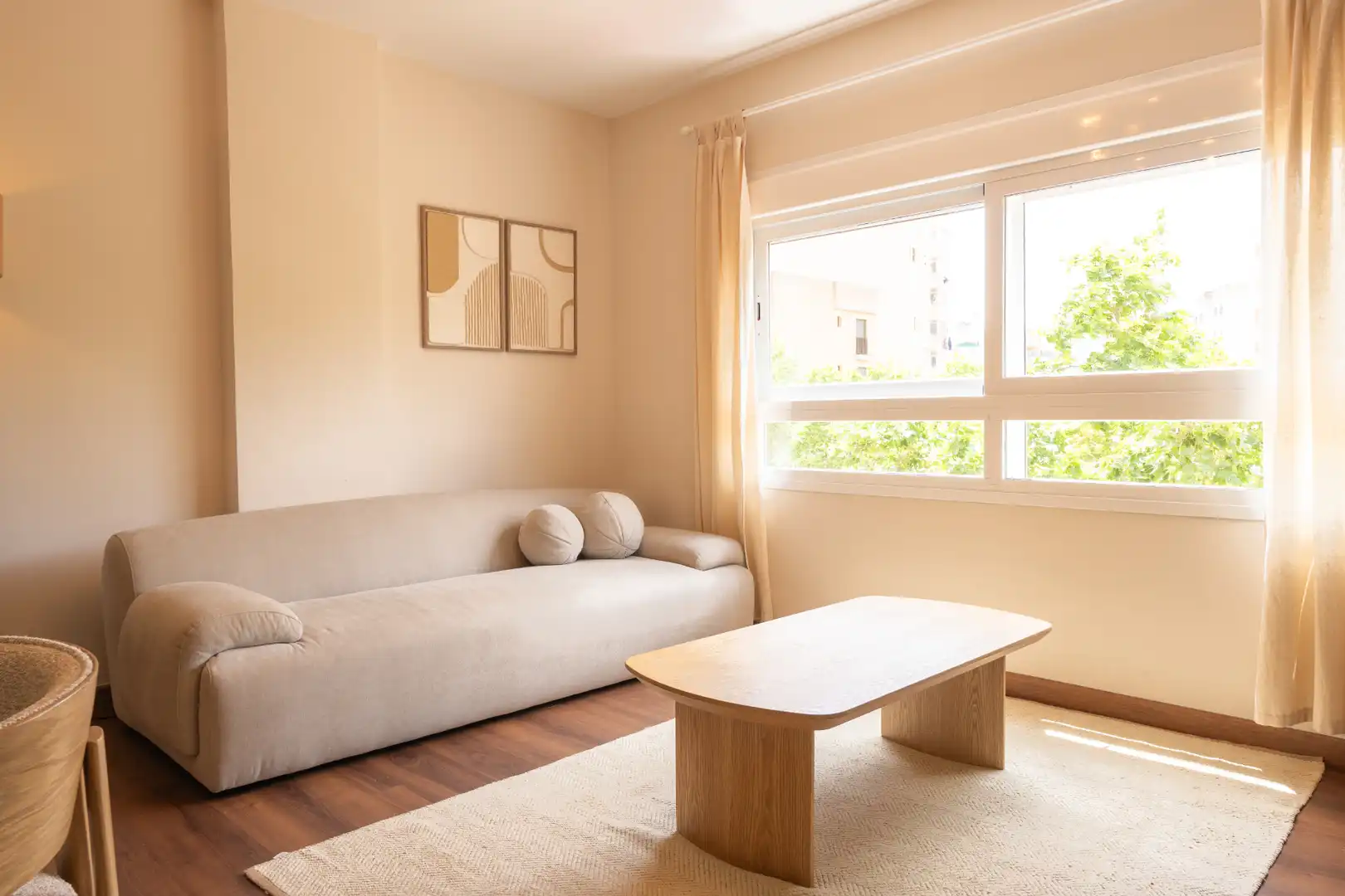 Sala de estar de Piso en venta en  Palma de Mallorca con Aire acondicionado, Calefacción y Parquet
