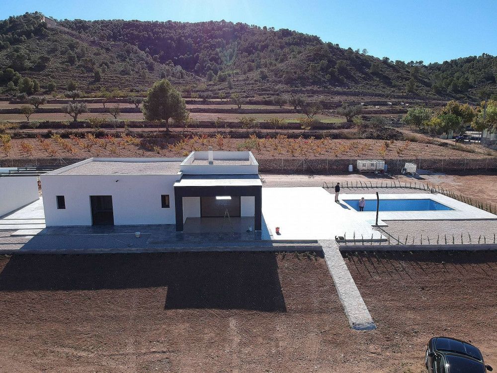 Piscina de Casa o chalet en venta en Hondón de las Nieves / El Fondó de les Neus con Aire acondicionado y Amueblado