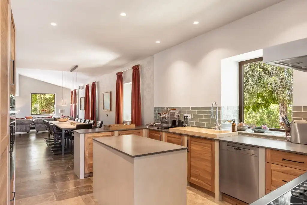 Cocina de Finca rústica en venta en Sineu con Aire acondicionado, Calefacción y Jardín privado