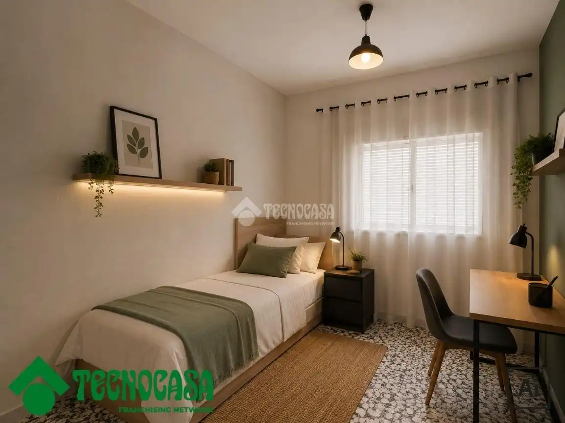 Habitación de Casa adosada en venta en Los Navalucillos con Jardín privado