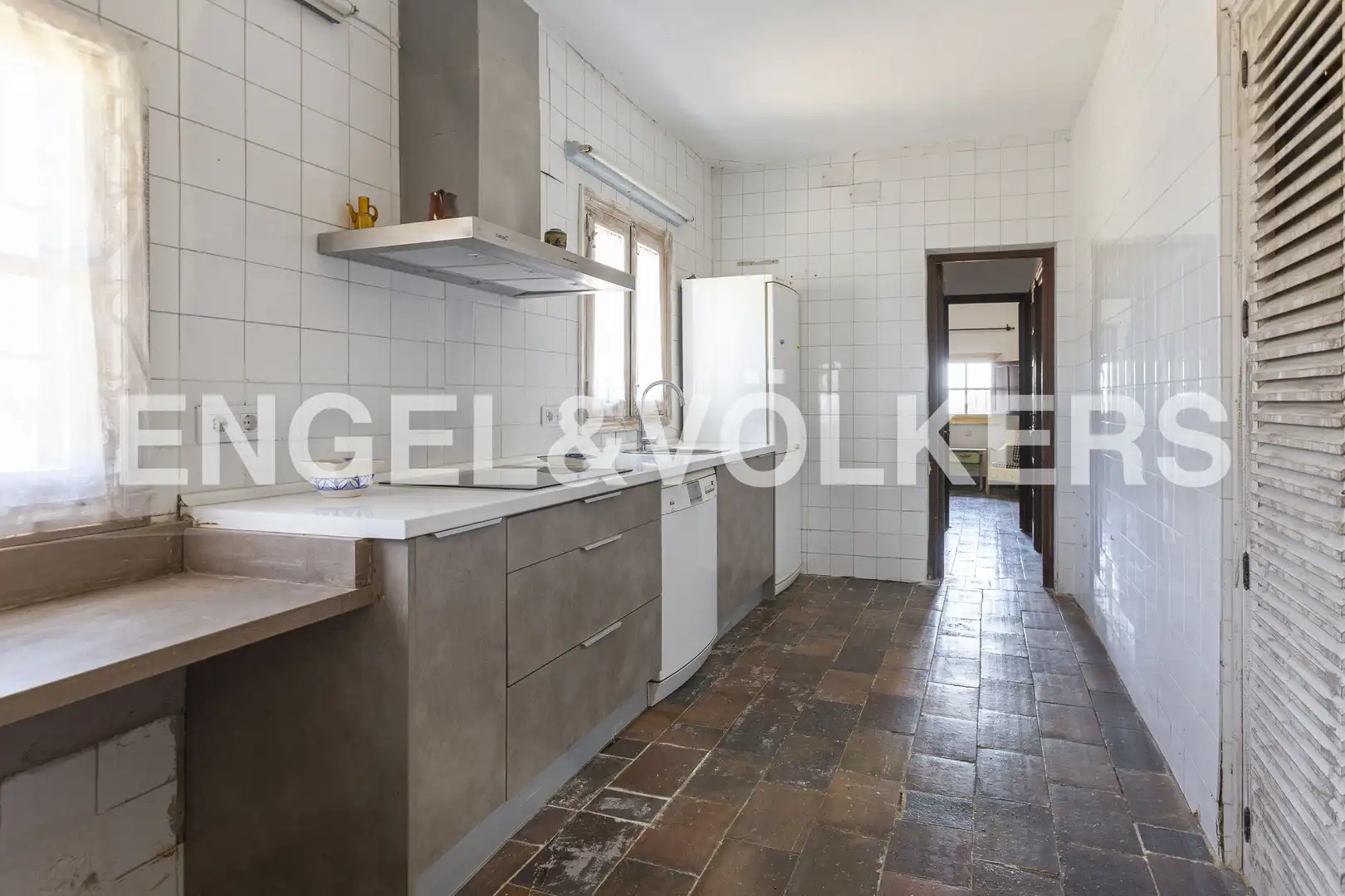Cocina de Finca rústica en venta en Villanueva de la Cañada con Calefacción