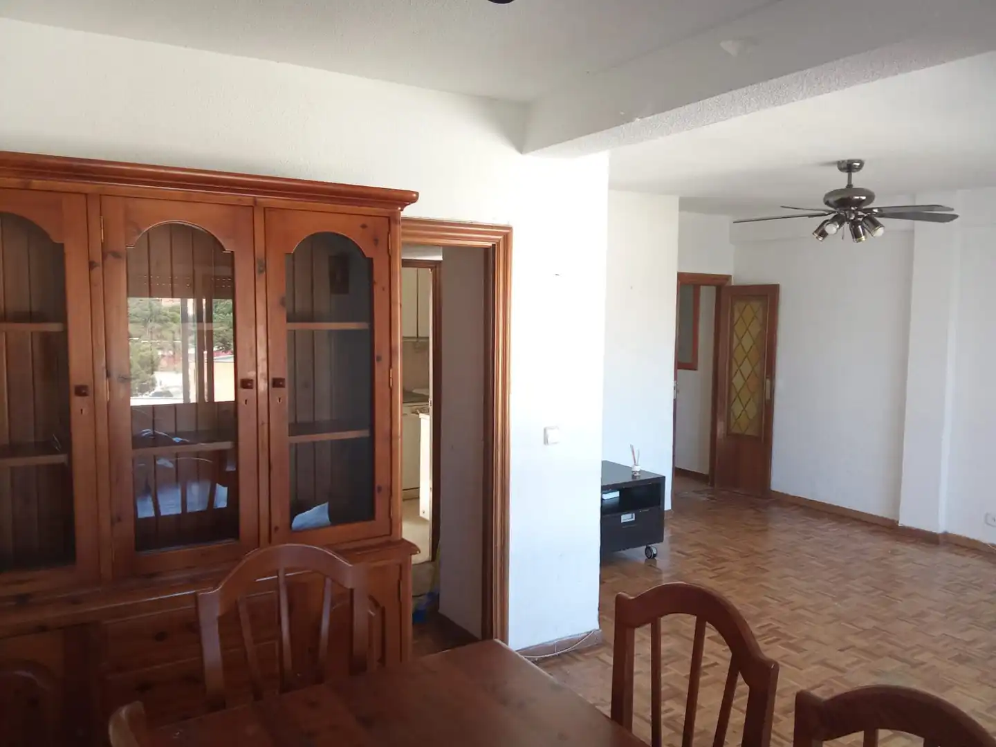 Sala de estar de Piso en venta en Madrid con Calefacción, Parquet y Terraza