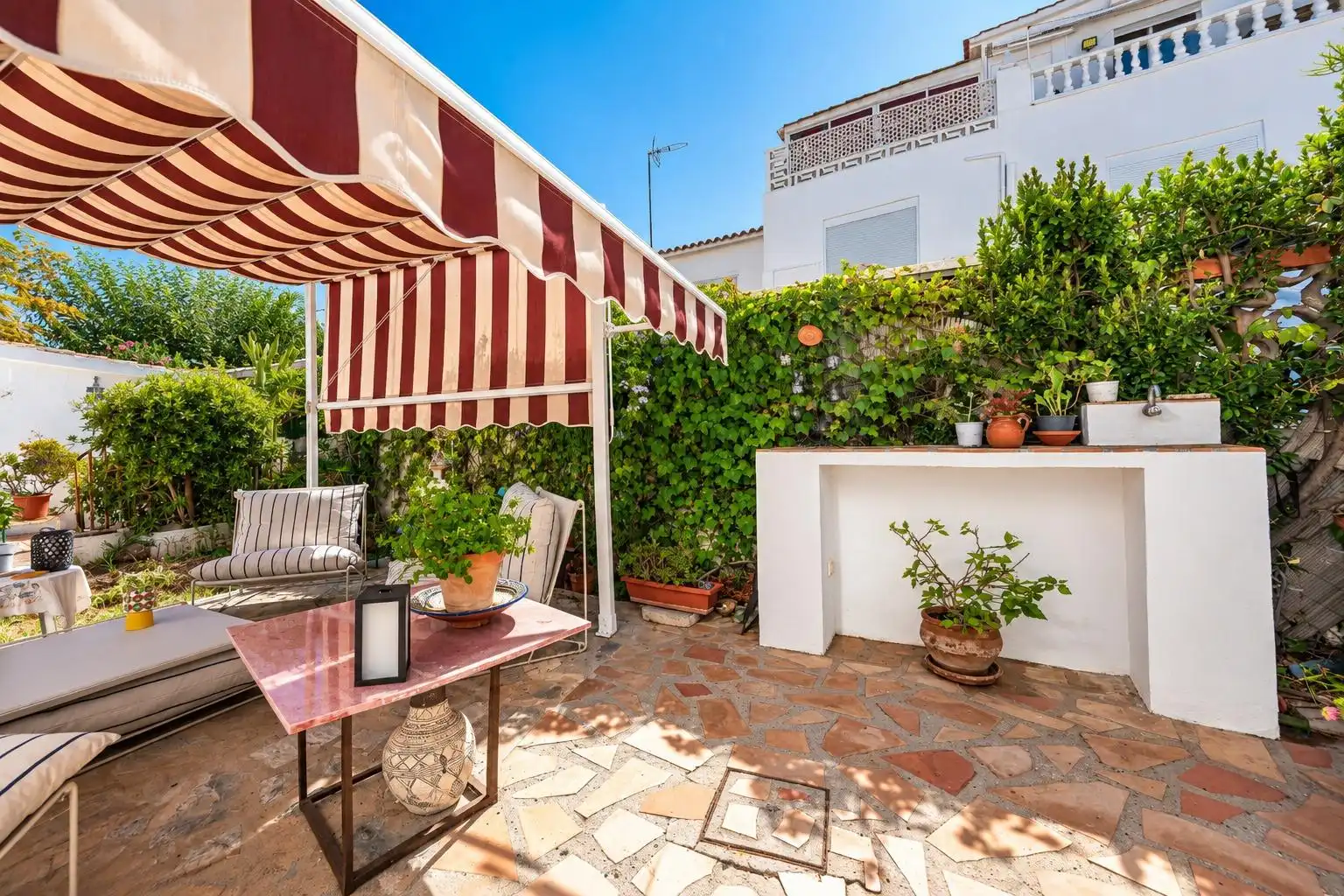 Terraza de Casa o chalet en venta en Dénia con Jardín privado, Terraza y Jacuzzi