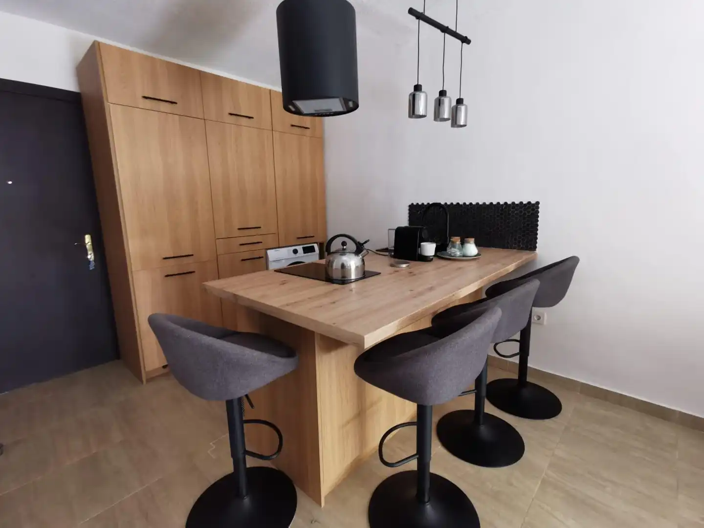 Cocina de Apartamento en venta en Torrevieja con Aire acondicionado, Terraza y Amueblado
