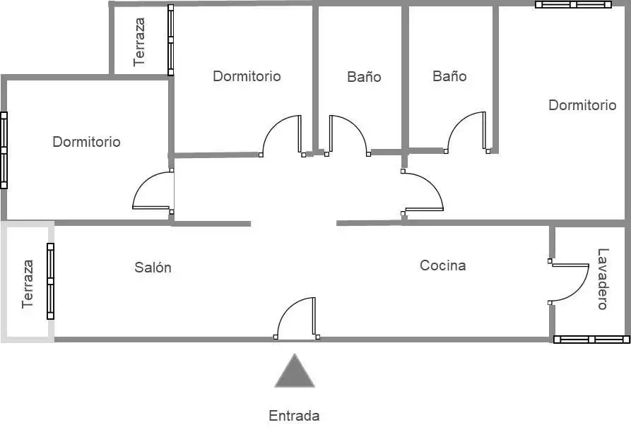 Piso con terraza en venta en Calle PEZ ESPADA, imagen 21
