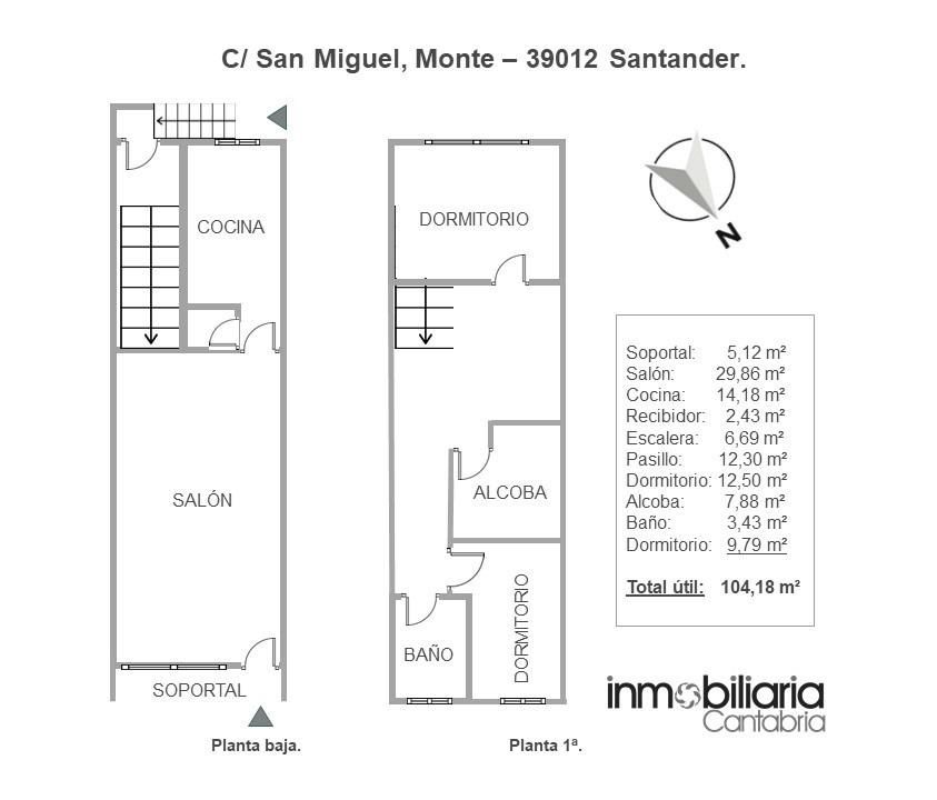 Casa o chalet en venta en Santander con Trastero