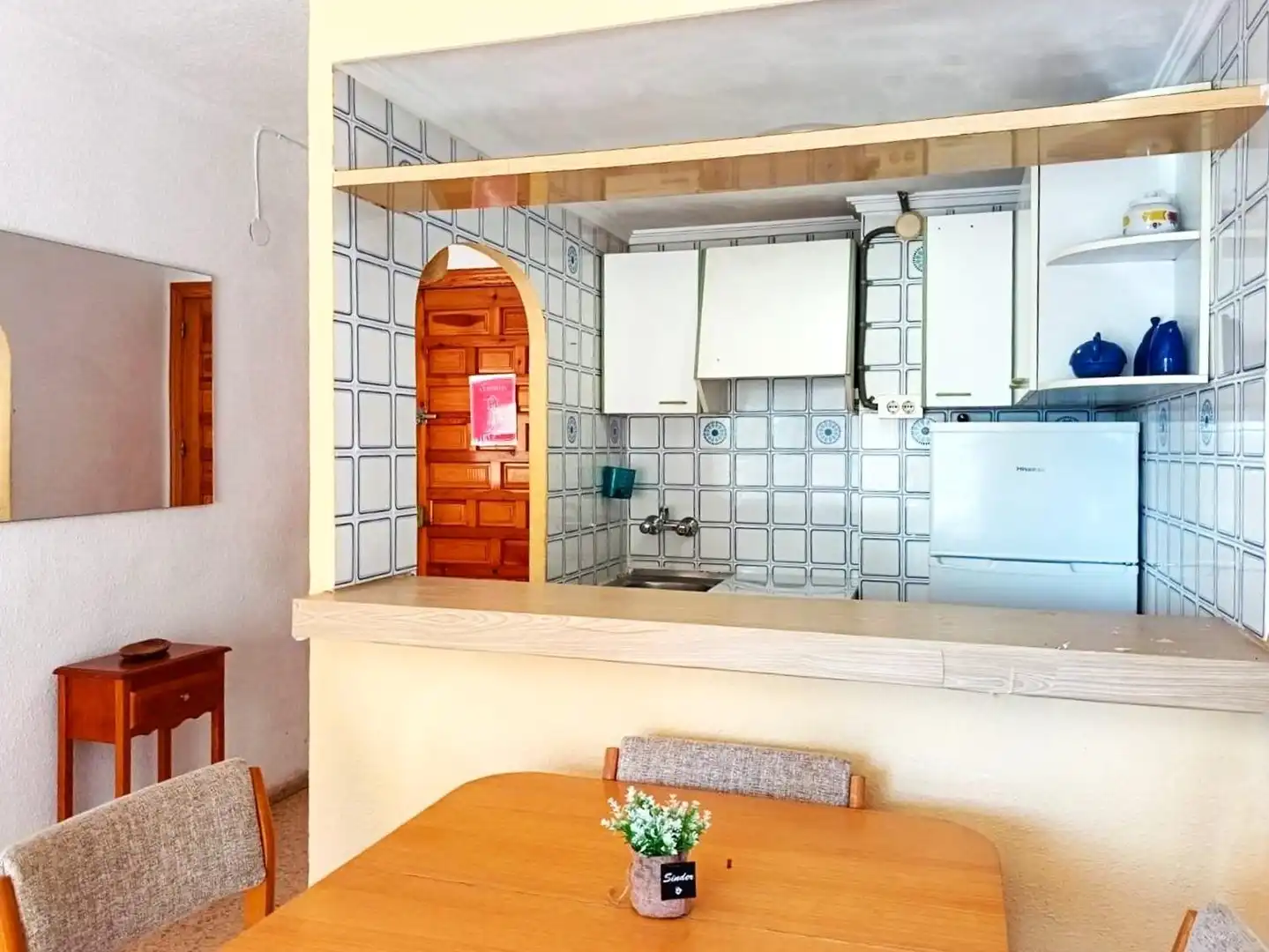 Cocina de Apartamento en venta en Bellreguard con Terraza, Amueblado y Balcón