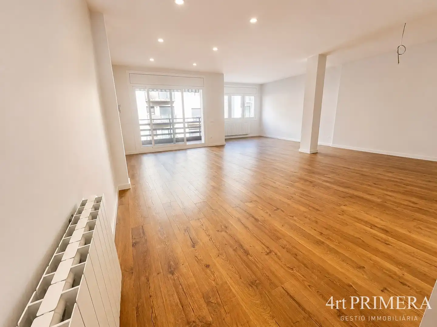 Wohnzimmer von Wohnung zum Verkauf in Granollers mit Heizung, Parkett und Ofen