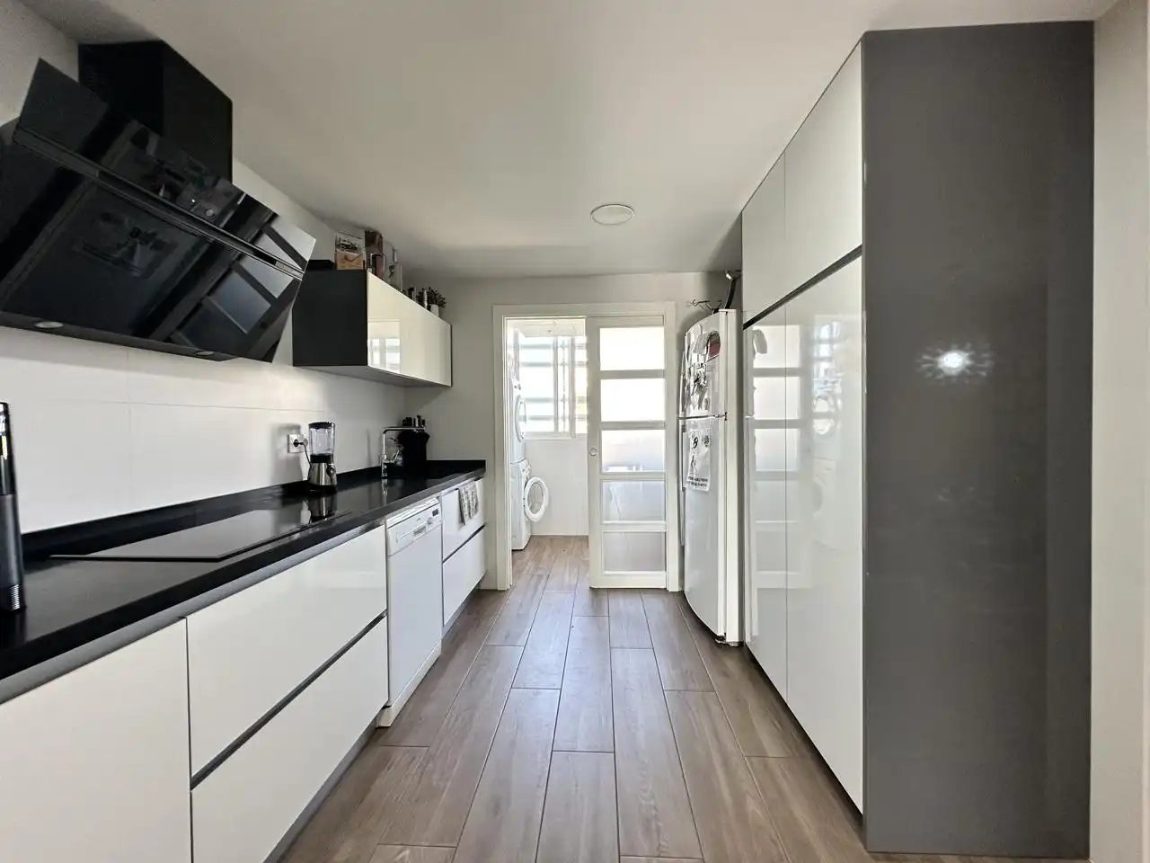 Kitchen of Flat for sale in Alicante / Alacant  with Air Conditioner, Parquet flooring and Storage room
