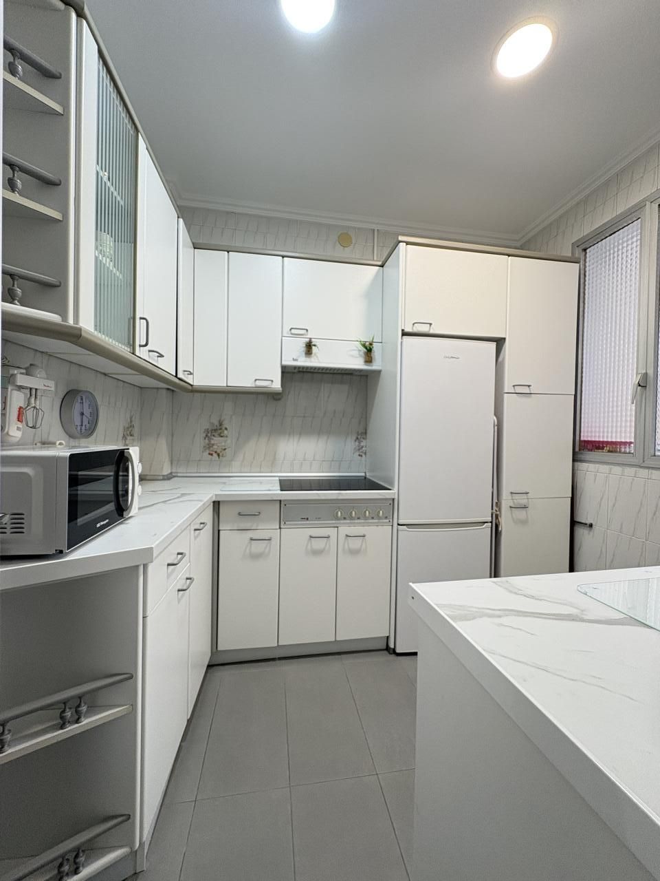Kitchen of Flat to rent in  Madrid Capital  with Heating