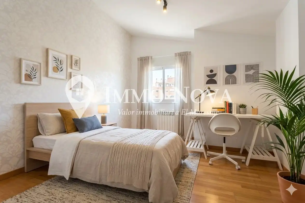 Habitación de Ático en venta en Mataró con Calefacción, Parquet y Terraza