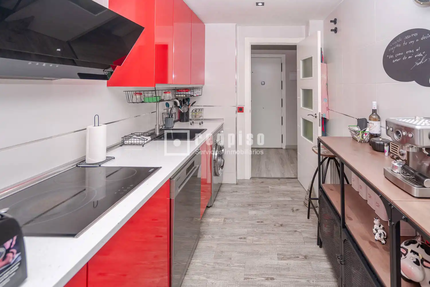 Cocina de Piso en venta en Humanes de Madrid con Aire acondicionado, Calefacción y Terraza