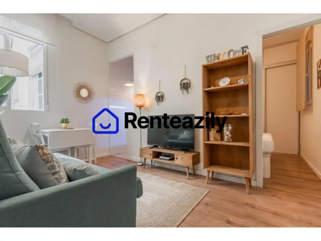 Sala d'estar de Apartament de lloguer en Madrid amb Aire condicionat, Calefacció i Parquet