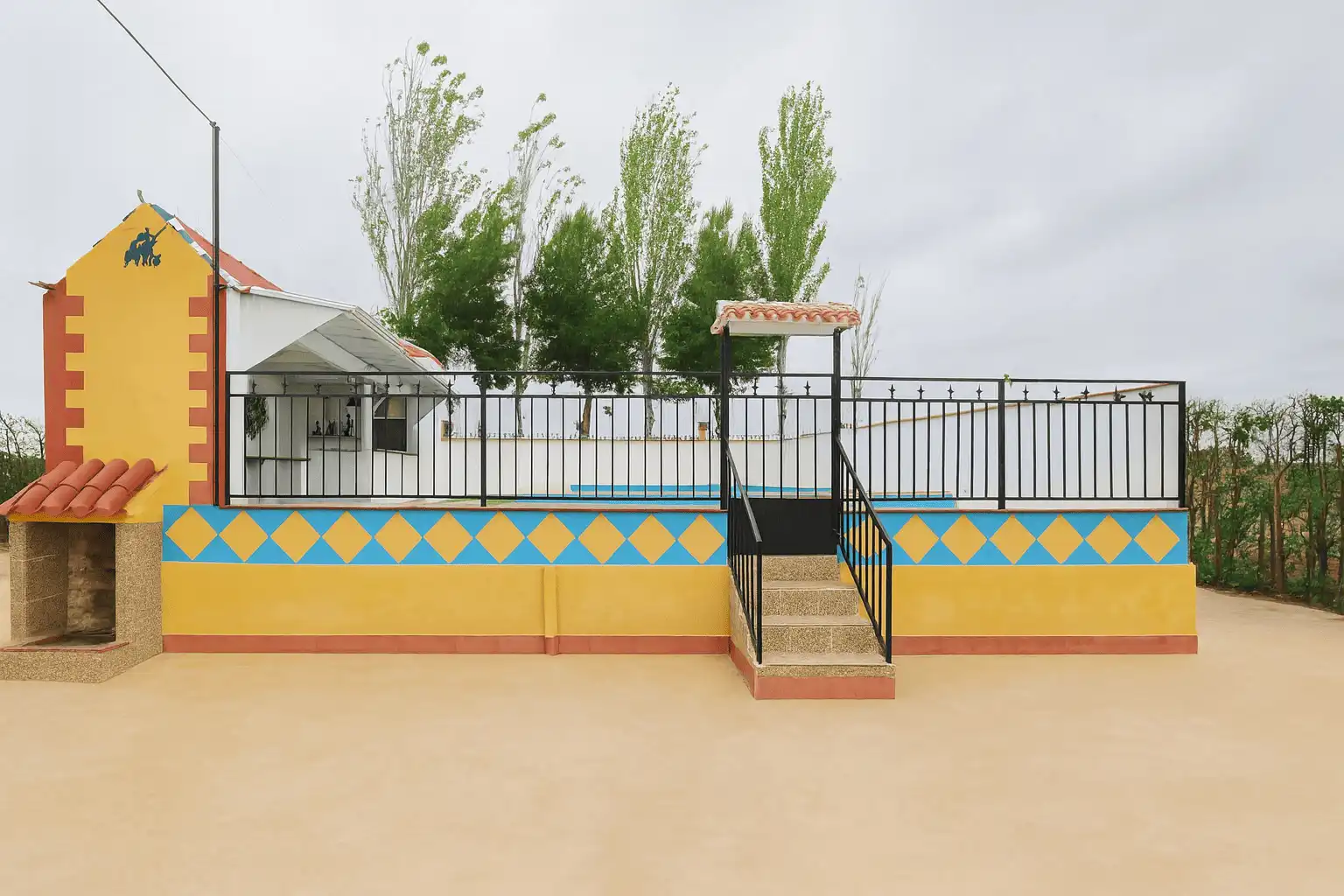 Swimming pool of Houses for sale in La Roda  with Private garden, Terrace and Swimming Pool