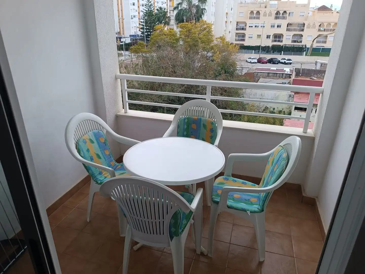 Balcony of Flat for rent in Gandia  with Air Conditioner, Terrace and Furnished