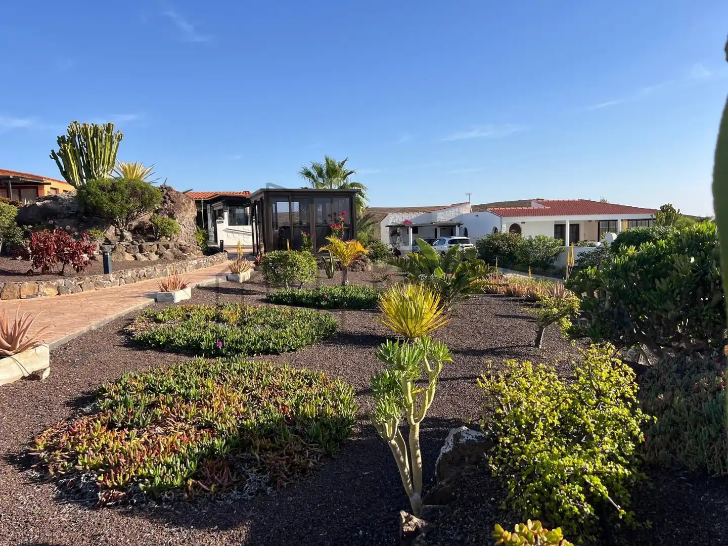 Jardí de Casa o xalet en venda en La Oliva amb Aire condicionat, Jardí privat i Terrassa