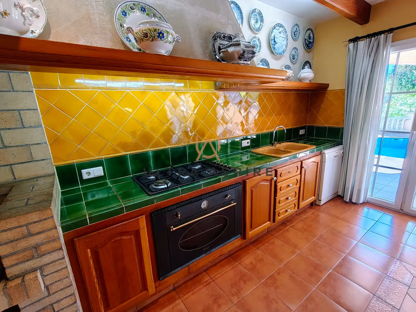 Cuina de Casa o xalet en venda en Maó - Mahón amb Aire condicionat, Calefacció i Jardí privat