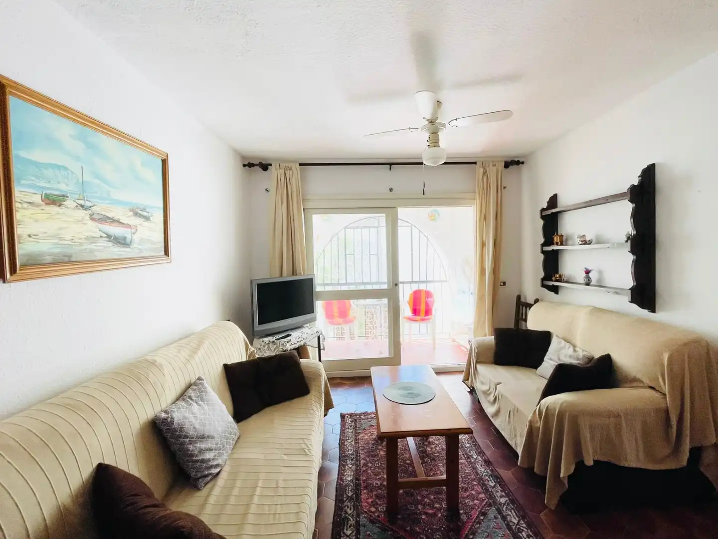 Living room of Apartments for sale in Torrox  with Terrace, Furnished and Community pool