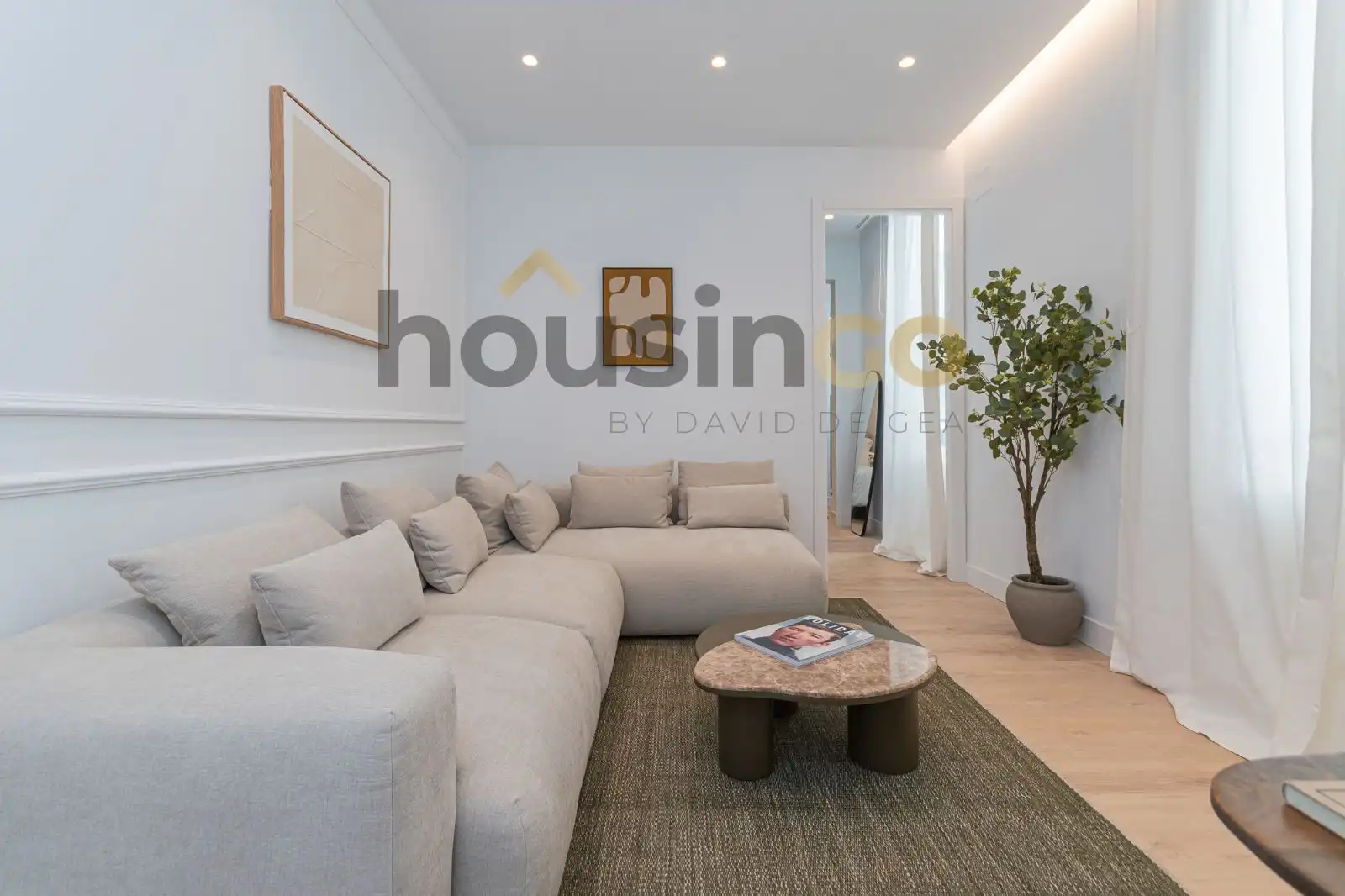 Wohnzimmer von Wohnung zum Verkauf in Madrid mit Klimaanlage, Heizung und Möbliert