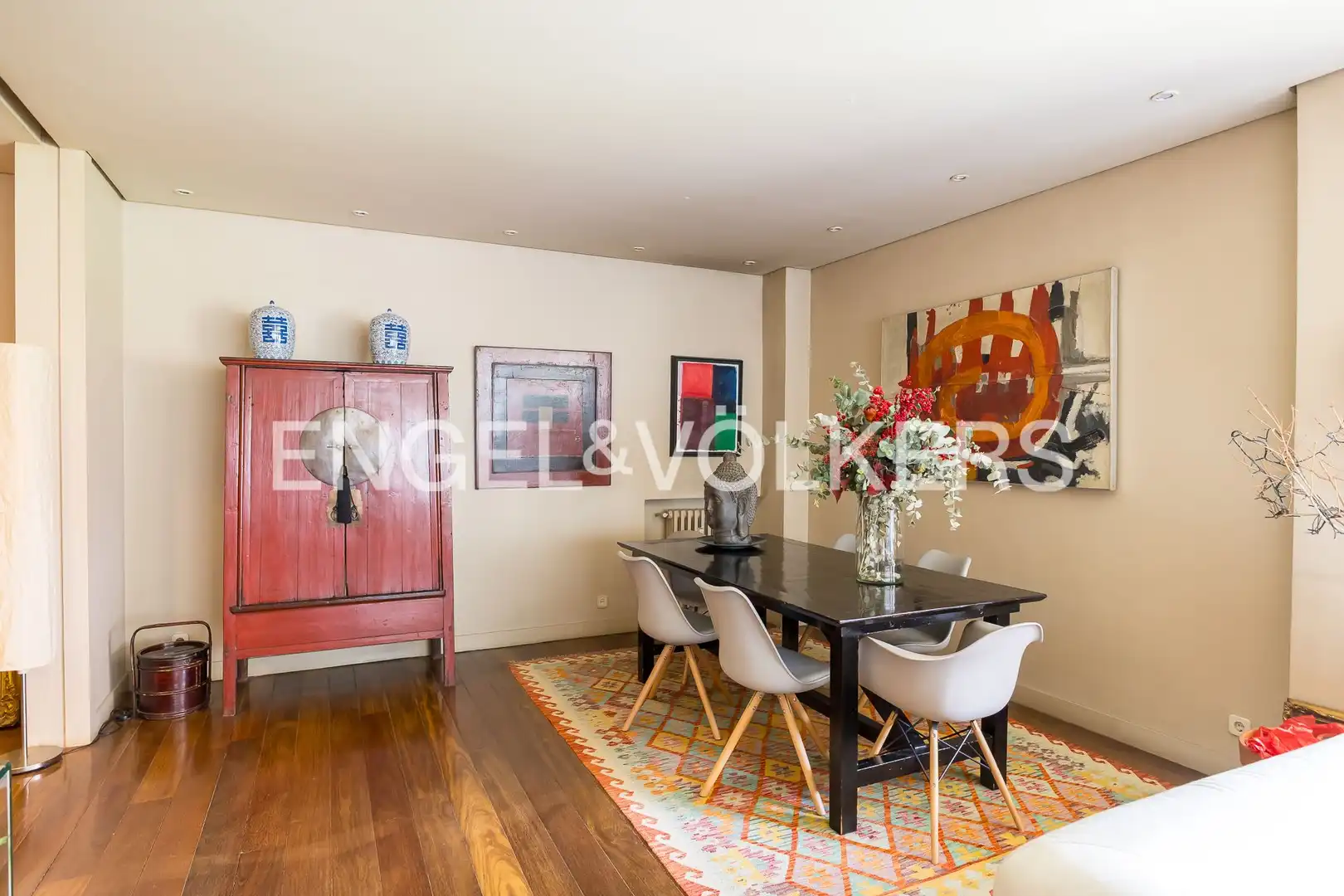 Dining room of Flat for sale in Madrid  with Air Conditioner, Heating and Private garden