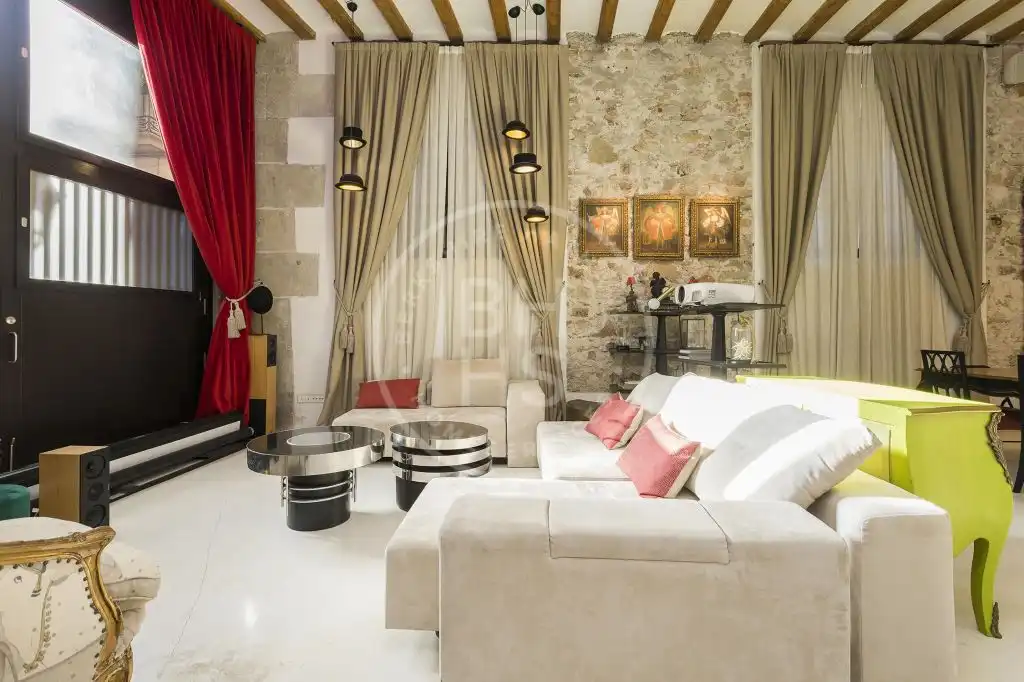 Sala de estar de Apartamento en venta en Barcelona con Aire acondicionado y Calefacción