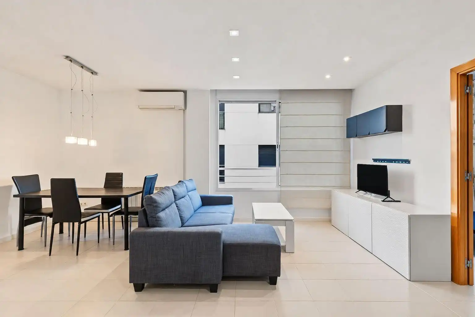 Wohnzimmer von Wohnung zum Verkauf in Terrassa mit Klimaanlage und Heizung