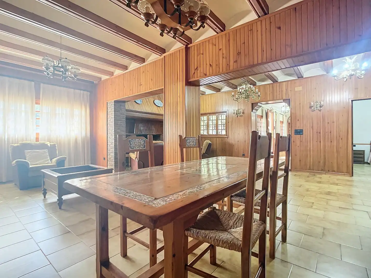 Comedor de Finca rústica en venta en Tibi con Jardín privado, Terraza y Trastero