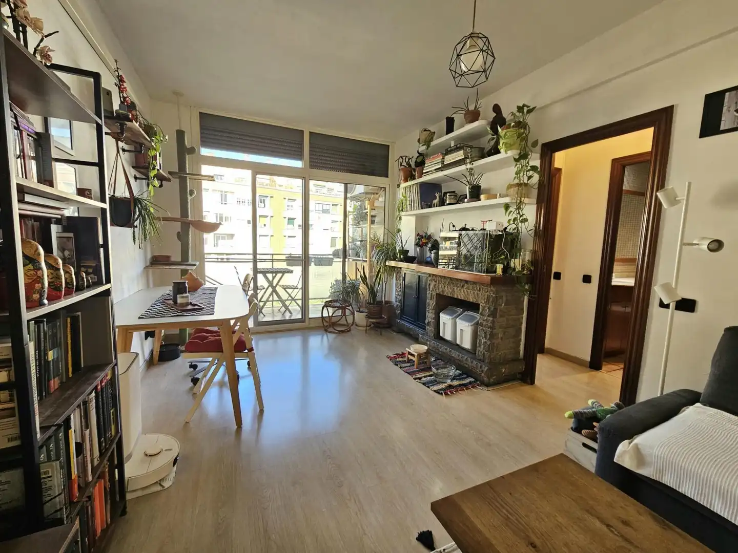 Sala de estar de Piso en venta en Barcelona con Terraza y Balcón