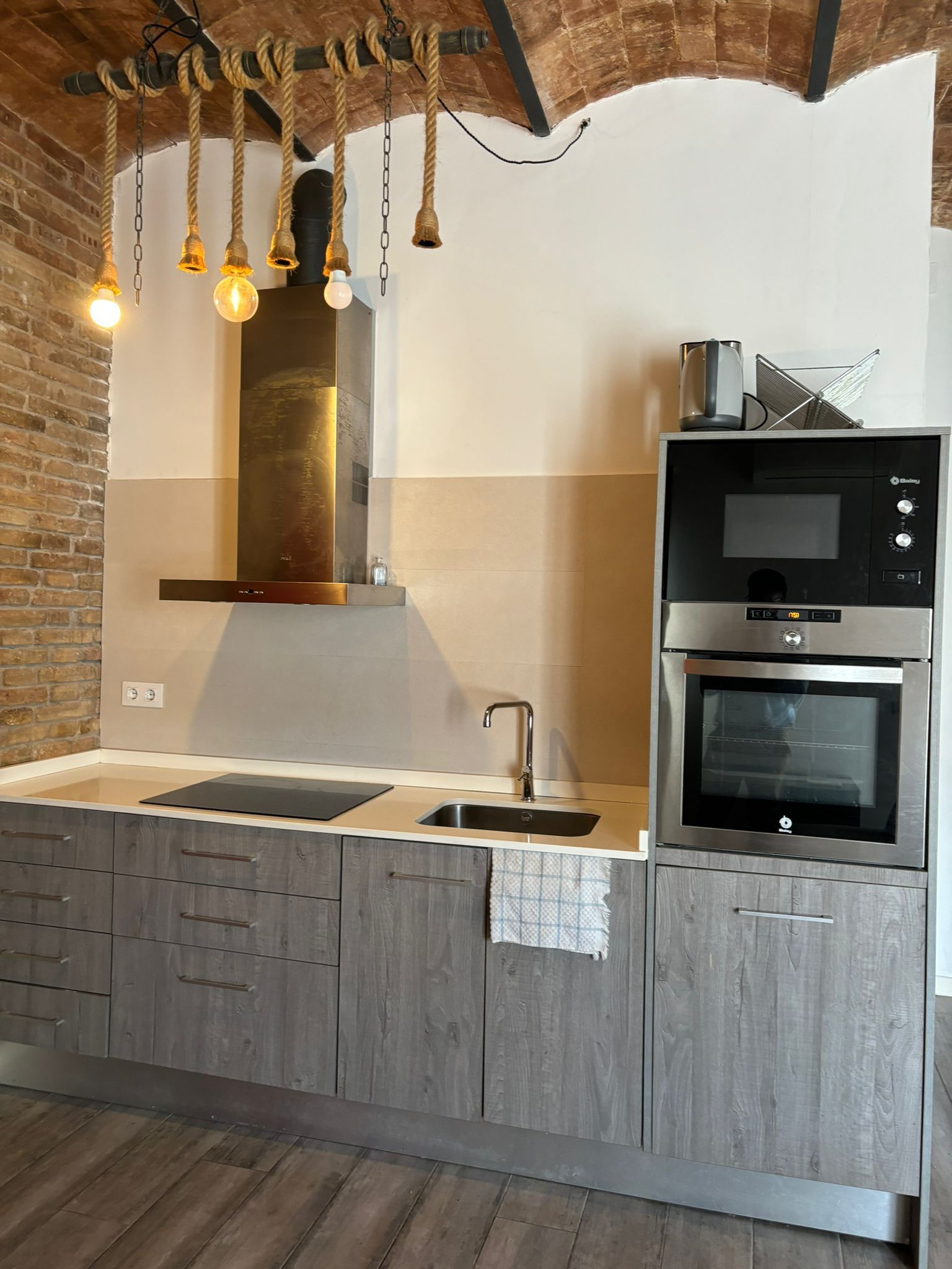 Kitchen of Flat for sale in  Barcelona Capital  with Balcony