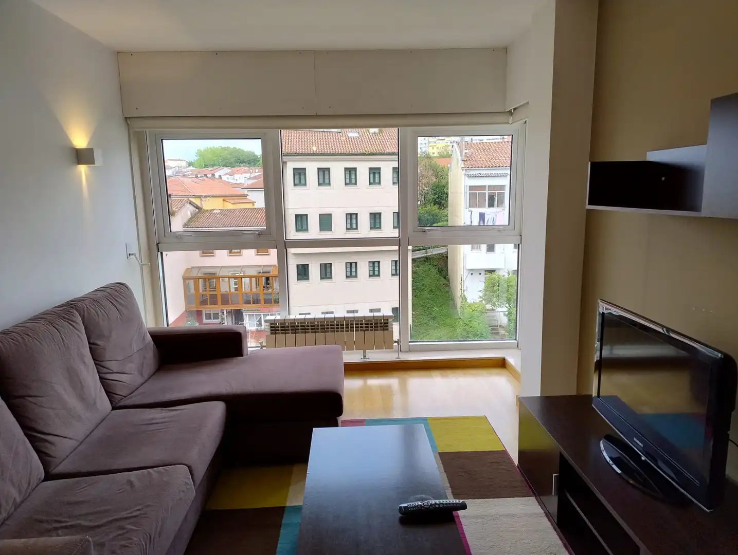 Living room of Flat for rent in Santiago de Compostela   with Heating, Storage room and Furnished