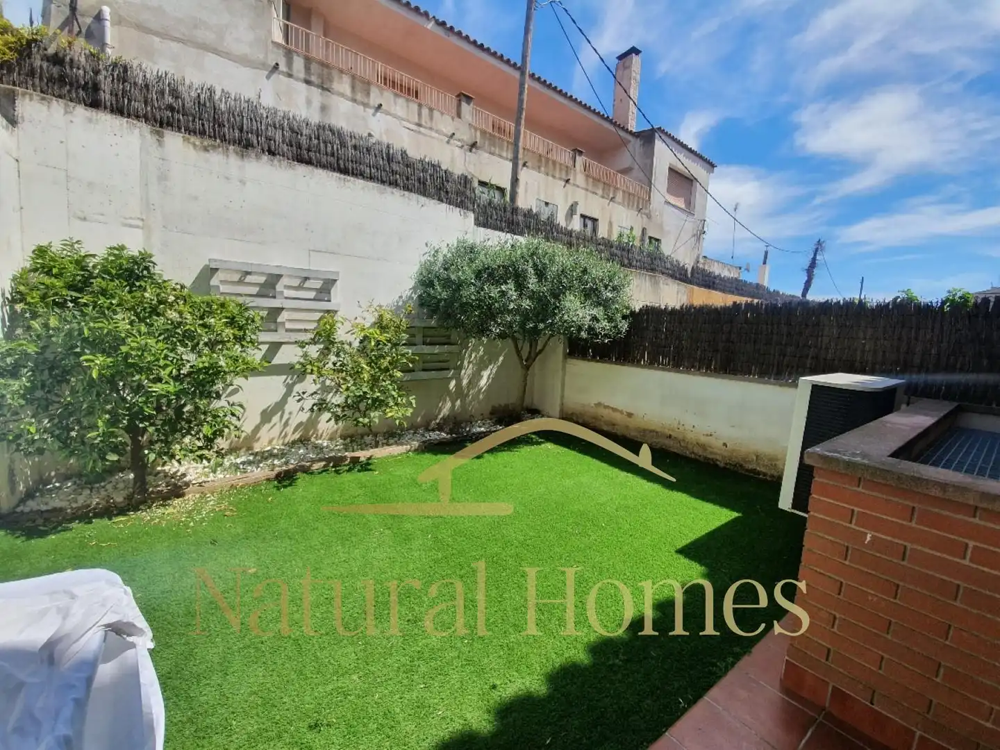 Terrassa de Casa adosada de lloguer en Sant Vicenç de Montalt amb Aire condicionat, Calefacció i Jardí privat