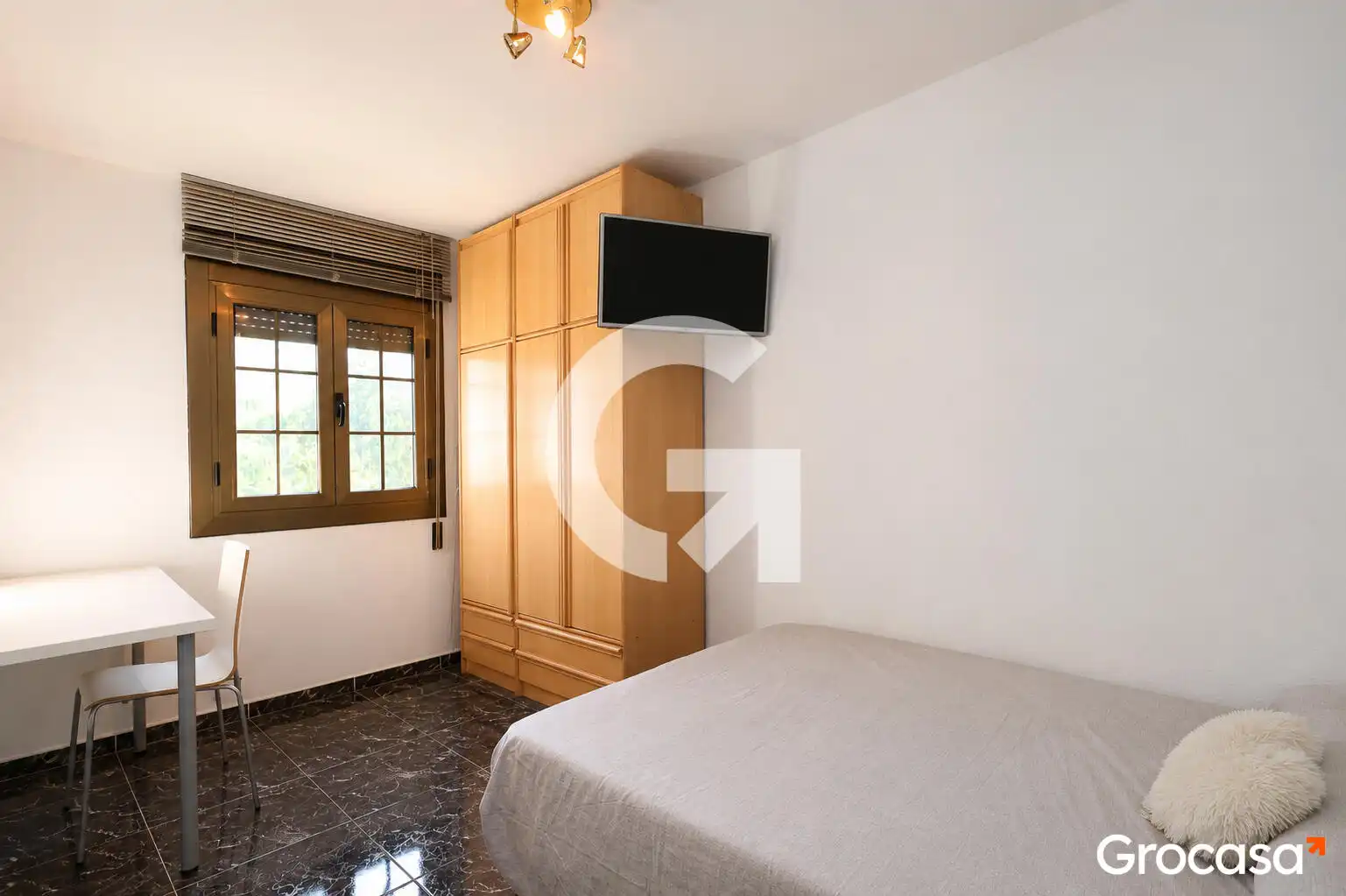 Schlafzimmer von Wohnung zum Verkauf in Sant Boi de Llobregat mit Klimaanlage