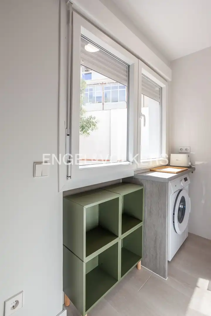 Terraza de Piso de alquiler en Madrid con Calefacción y Jardín privado