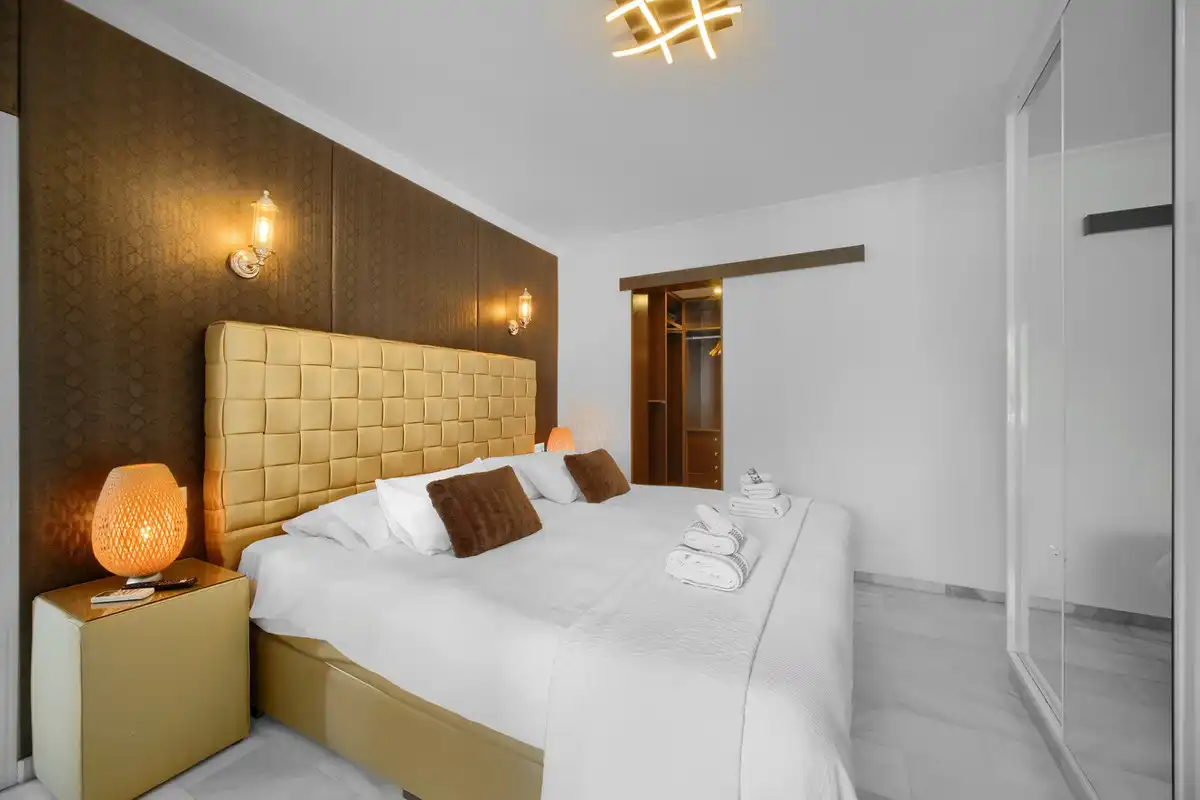 Bedroom of Houses for sale in Mijas  with Air Conditioner, Heating and Private garden